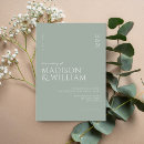 Search for sage invitations Minimalist