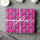 Search for pink or blue wrapping paper Leaves