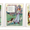 Search for rhyme nursery posters Vintage