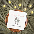 Search for christmas beach napkins Palm trees
