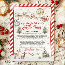 Search for santa claus personal stationery North pole mail