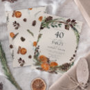 Search for orange 40th birthday invitations Boho