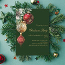 Search for red and gold christmas invitations Green