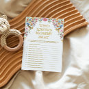 Search for floral baby shower games Wildflower