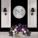 Search for silver gold clocks Anniversary