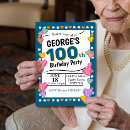 Search for 100 year celebration invitations One hundred