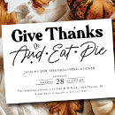 Search for pie thanksgiving invitations Modern