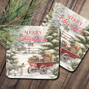 Search for vintage christmas coasters Rustic