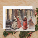 Search for victorian christmas postcards Red