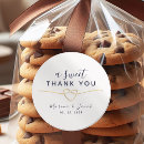Search for thank you favour wedding stickers Chic