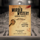 Search for murder mystery invitations Dinner party