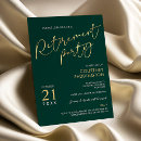 Search for gold retirement party invitations Formal