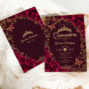 Search for burgundy quince invitations Floral