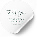 Search for emerald green wedding stickers Classy