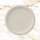 Search for brown gingham paper plates Chequerboard