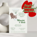 Search for dachshund birthday invitations Cute
