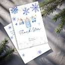 Search for elegant blue snowflake cards Simple