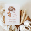 Search for bear shower invitations Brown