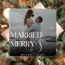 Search for bold christmas tree decorations Merry and married