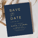 Search for navy gold save the dates Budget