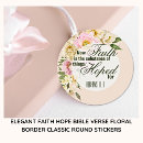 Search for floral bible verse stickers Faith