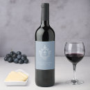 Search for baptism wine labels Dusty blue