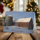 Search for red barn christmas cards Country