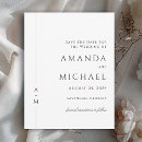 Search for monogram save the dates Modern