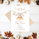 Search for little pumpkin baby girl shower invitations Fall