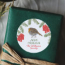 Search for christmas robin stickers Bird