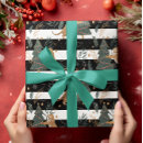 Search for black and white christmas tree wrapping paper Cute