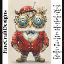 Search for steampunk owl Decoupage
