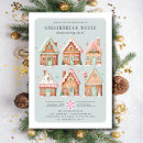 Search for gingerbread house decorating invitations Pink