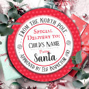 Search for name stickers Santa