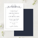 Search for navy blue border invitations Classic