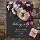 Search for peony birthday invitations Calligraphy