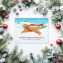 Search for cute golden retriever postcards Merry christmas