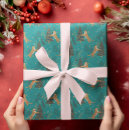Search for turquoise christmas wrapping paper Pattern