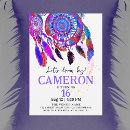 Search for dream big invitations Feathers