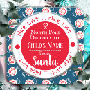 Search for the north pole stickers Santa's workshop
