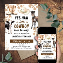 Search for little cowboy baby shower invitations Country