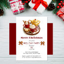 Search for golden christmas invitations Festive