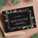 Search for christmas wedding enclosure cards Red berries