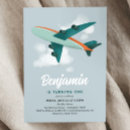 Search for aeroplane birthday invitations Modern