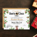 Search for santa claus personal stationery Nice list