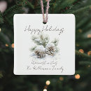 Search for happy new year christmas tree decorations Watercolor