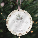 Search for snowflake seasonal invitations Watercolor