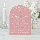 Search for minimalist christening invitations Arch