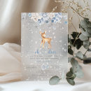 Search for snowflake square invitations Blue