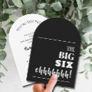Search for special birthday invitations Black and white